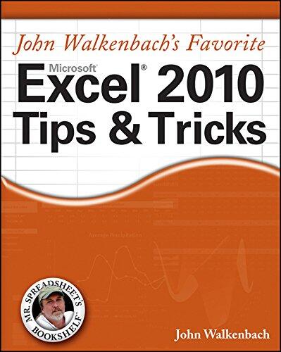 Mr. Spreadsheet's Favorite Excel 2010 Tips and Tricks