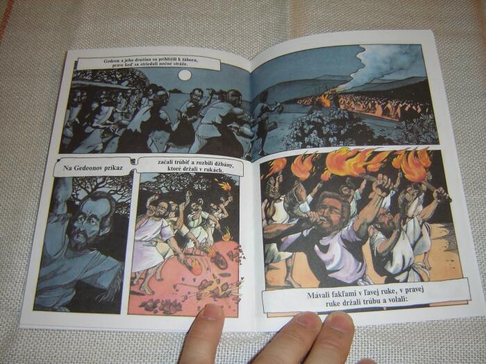 Gedeon - Kniha Sudcov: Kapitoly 6-8 (Slovak Language Bible Comic Booklet for Children)