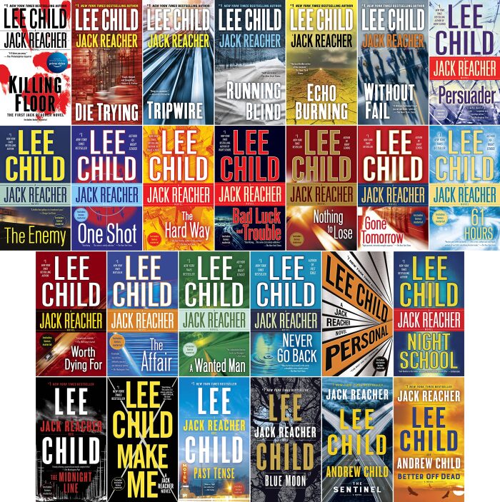 Jack Reacher Complete Series Set by Lee Child