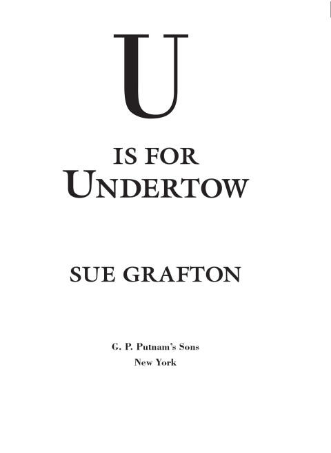 U Is for Undertow: A Kinsey Millhone Novel