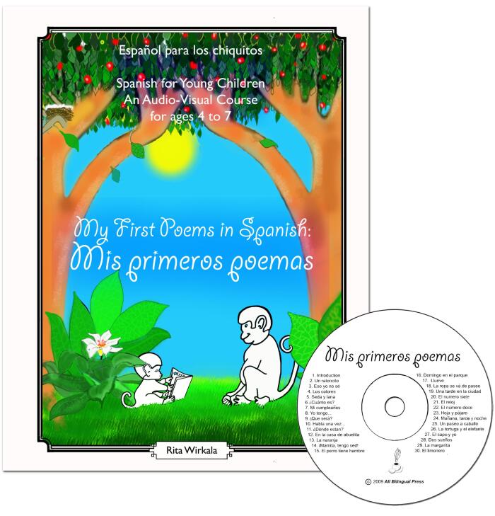 My First Poems in Spanish. Mis primeros poemas. Book and Audio Book