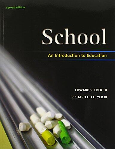 Bundle: School: An Introduction to Education, 2nd + Premium Web Site Printed Access Card