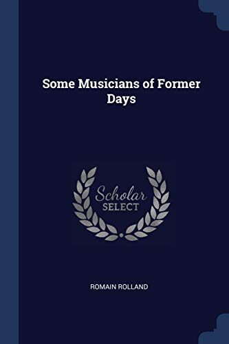 Some Musicians of Former Days