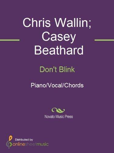 Don't Blink Sheet Music