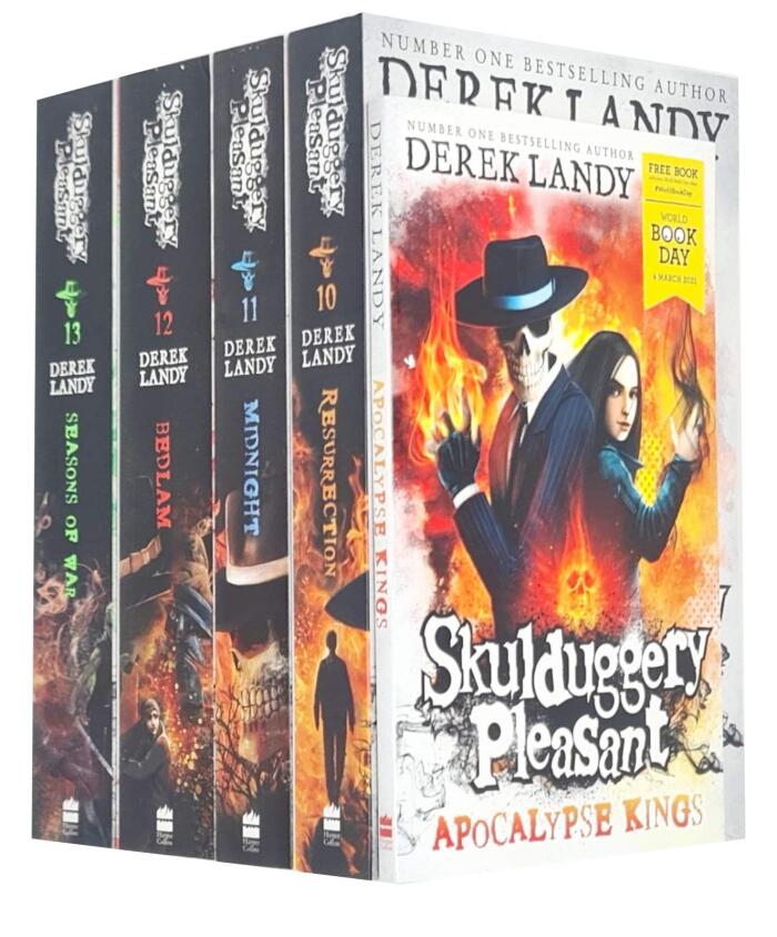 Skulduggery Pleasant Book Series 10-13 & World Book Day Collection 5 Books Set