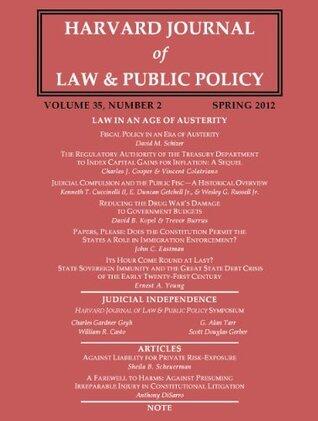 Harvard Journal of Law & Public Policy, Volume 35, Issue 2