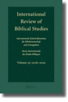 International Review of Biblical Studies, Volume 55