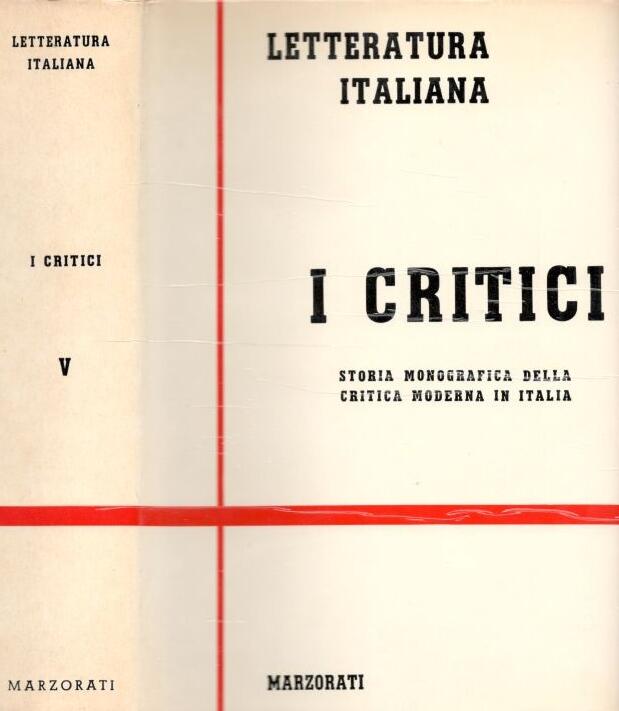 Letteratura italiana. I critici. Vol. V
