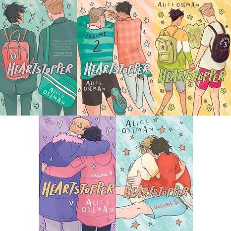 Heartstopper Graphic Novel Volumes 1 – 5 Set