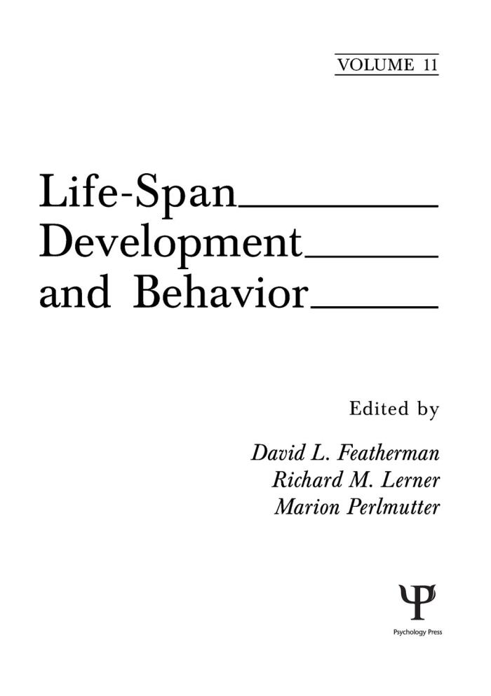 Life-Span Development and Behavior: Volume 11