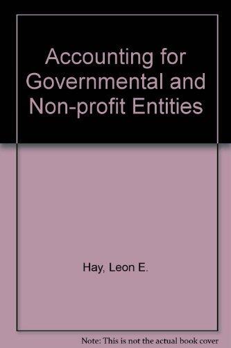 Accounting for Governmental and Non-Profit Entities