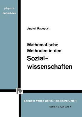 Mathematische Methoden in den Sozialwissenschaften (Physica-Paperback)