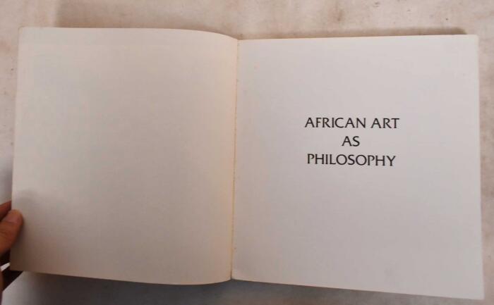 African art as philosophy