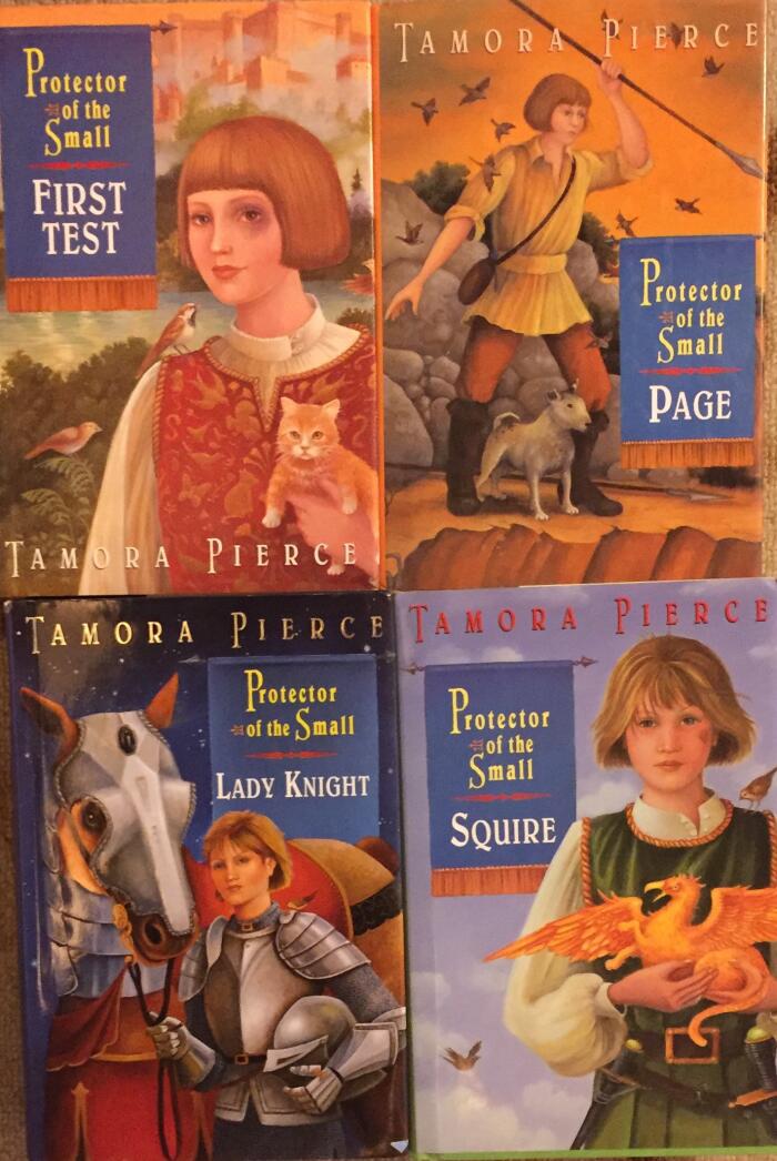 Protector Of The Small Book Set: First Test, Page, Squire, & Lady Knight