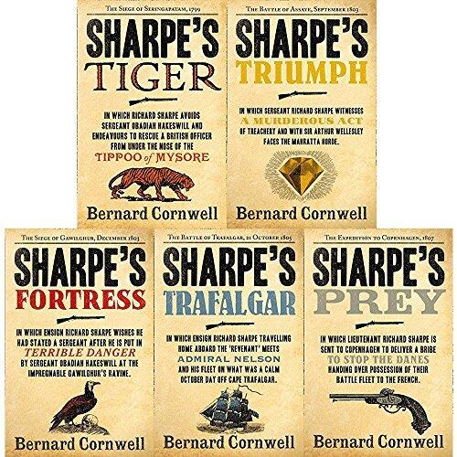 Bernard Cornwell's Richard Sharpe's Series 1 to 5 Books Set