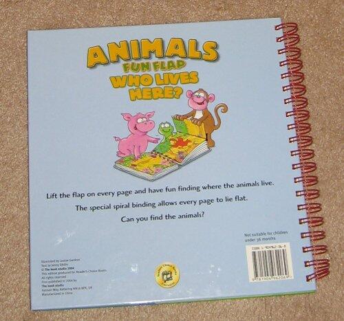 Animals Fun Flap: Who Lives Here?