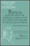 Prefaces: Light Reading for Certain Classes, As the Occasion May Require