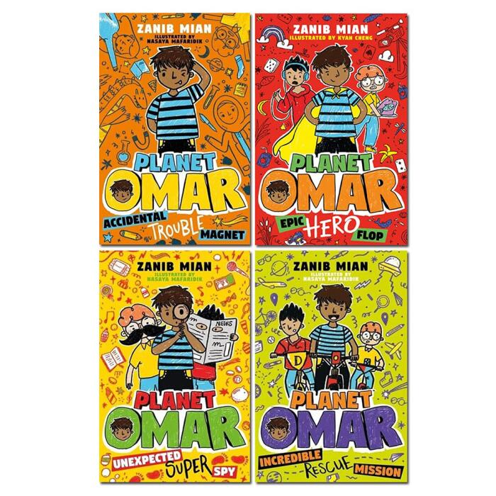Planet Omar 4 Book Set Collection