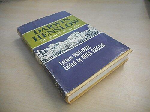 Darwin and Henslow: Letters, 1831-60