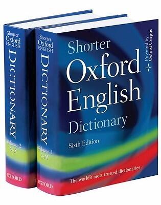 Shorter Oxford English Dictionary