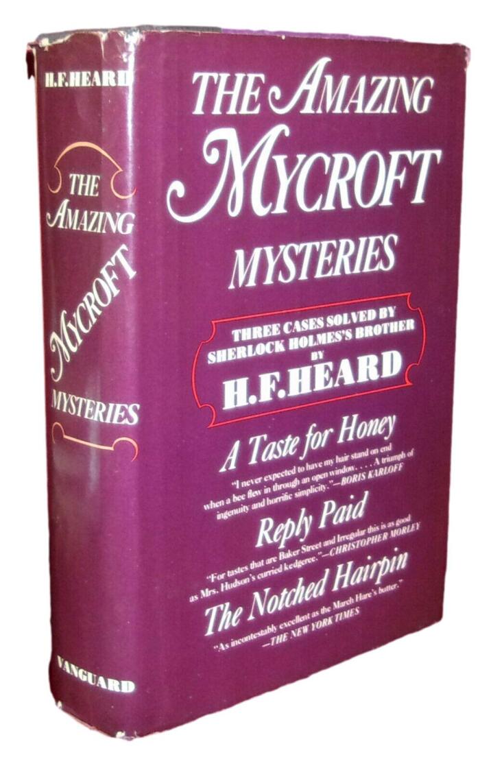 Rare - H.F. Heard THE AMAZING MYCROFT MYSTERIES First edition 1980 Sherlock Holmes [Hardcover] H.F. Heard