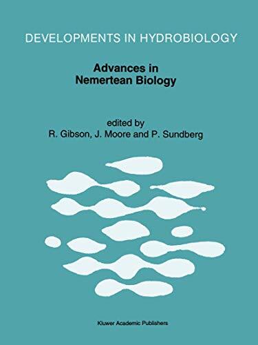Advances in Nemertean Biology: Proceedings of the Third International Meeting on Nemertean Biology