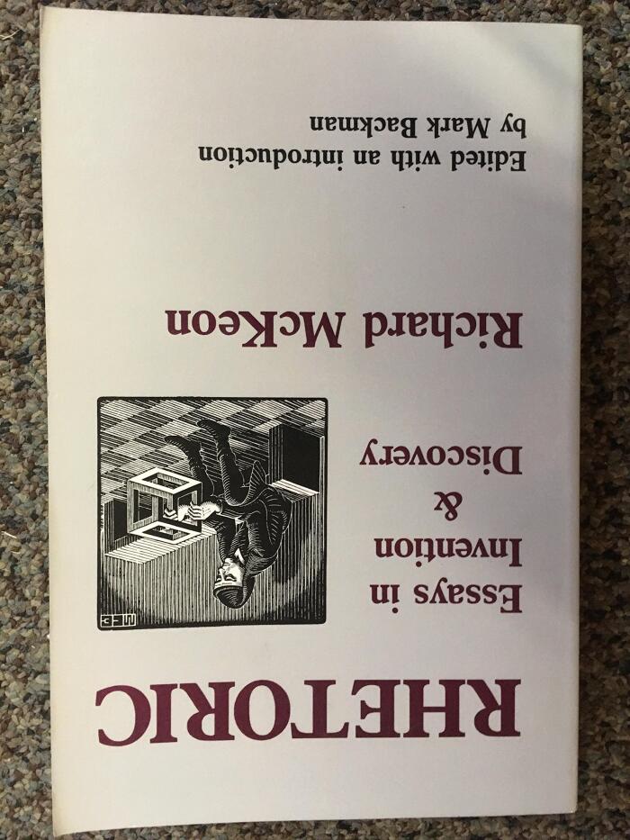 Rhetoric: Essays in Invention and Discovery