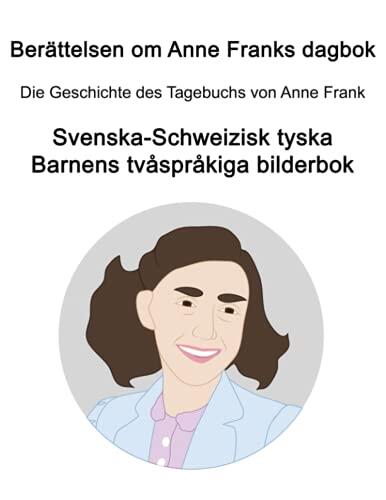 Svenska-Schweizisk tyska Berättelsen om Anne Franks dagbok / Die Geschichte des Tagebuchs von Anne Frank Frankut Barnens tvåspråkiga bilderbok