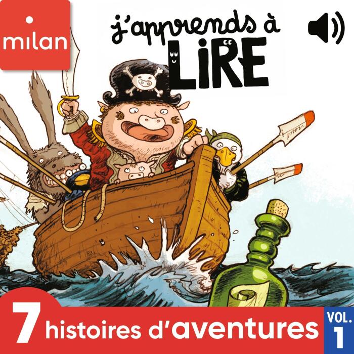 7 histoires d'aventures !: J'apprends à lire à écouter !