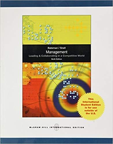 Management: Leading and Collaborating in the Competitive World With Connect Plus (9th Edition)