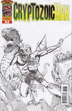 CRYPTOZOIC MAN #1 ULTRA-LIMITED SPECIAL EDITION BLACK & WHITE COVER