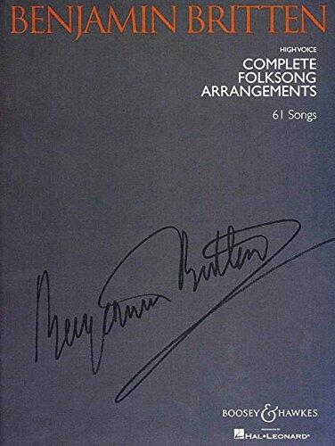 Complete Folksong Arrangements: 61 Songs