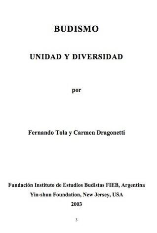 Budismo. Unidad y diversidad