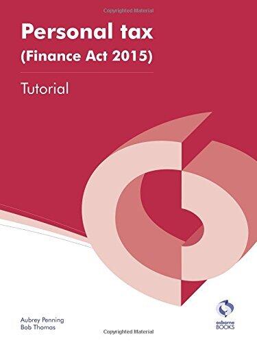 Personal Tax (Finance Act 2015) Tutorial