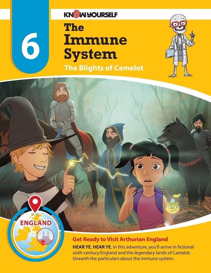 Know Yourself - The Immune System: Adventure 6, Human Anatomy for Kids, Best Interactive Activity Workbook to Teach How Your Body Works, STEM & STEAM, Ages 8-12