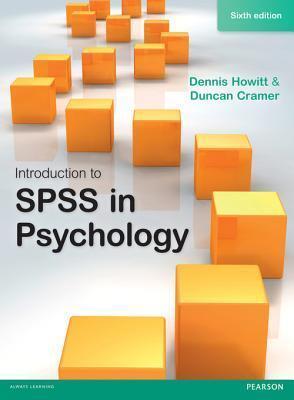 Introduction to SPSS in Psychology
