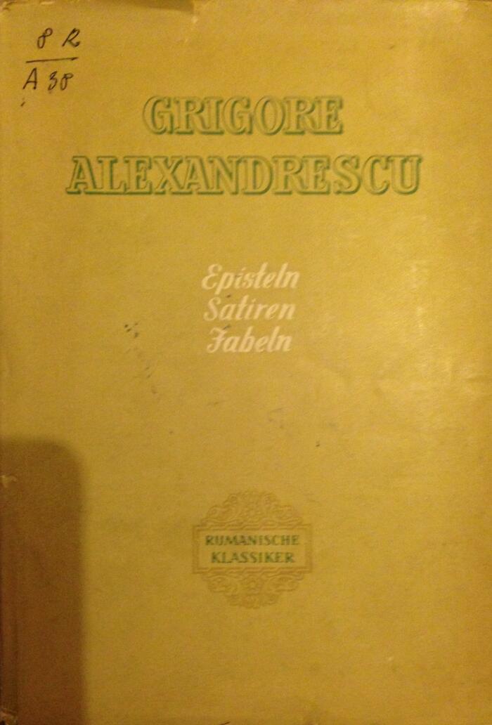 Episteln Satiren Fabeln