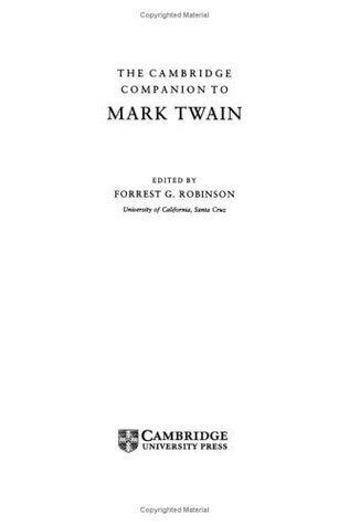 The Cambridge Companion to Mark Twain