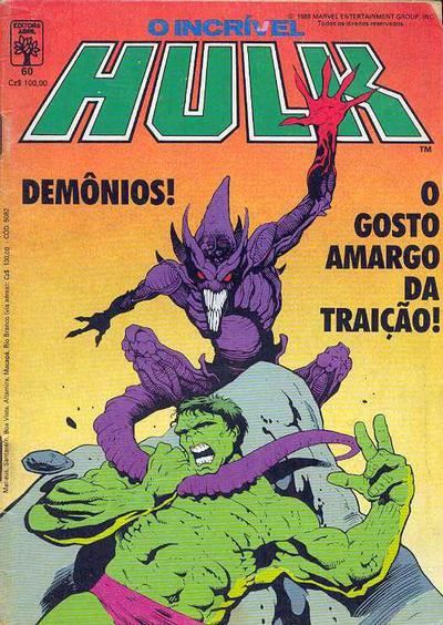 O Incrível Hulk - Demónios! O Gosto Amargo da Traição!
