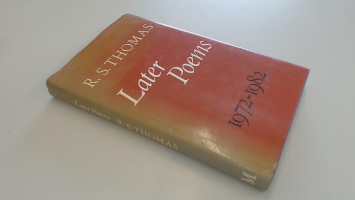 Later Poems