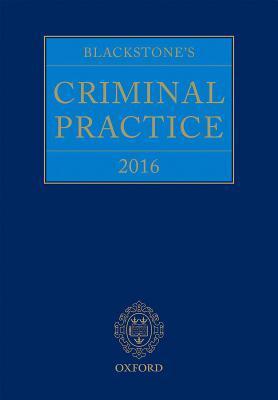 Blackstone's Criminal Practice 2016