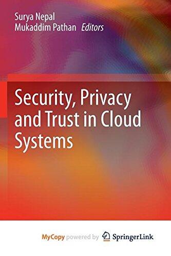Security, Privacy and Trust in Cloud Systems