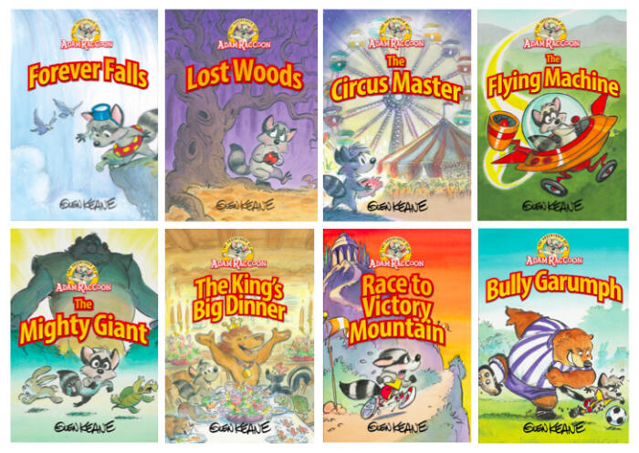 The Adventures of Adam Raccoon: 8 Volume Set