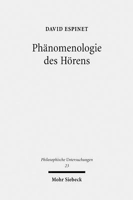 Phänomenologie des Horrens: Eine Untersuchung im Ausgang von Martin Heidegger