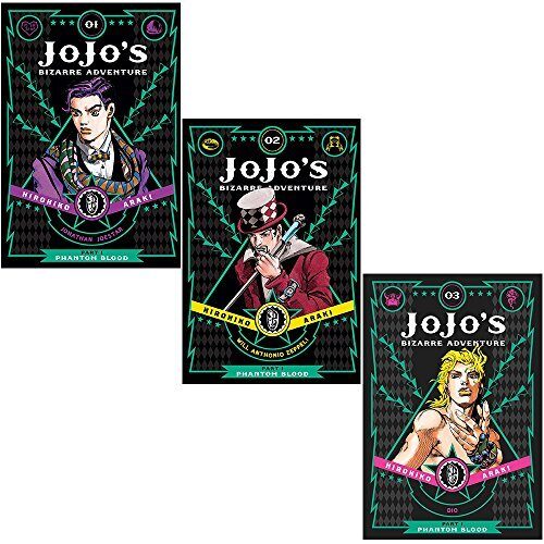 JoJo's Bizarre Adventure Part 1 Phantom Blood Collection 3 Books Bundle with Gift Journal