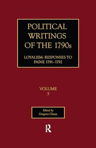 The Political Writings of the 1790s Vol V