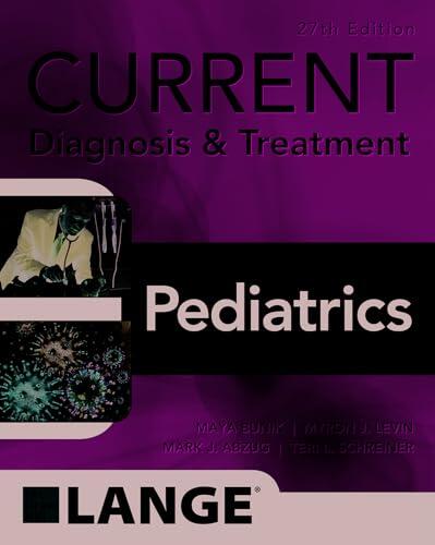 CURRENT Diagnosis & Treatment Pediatrics, 27th Edition