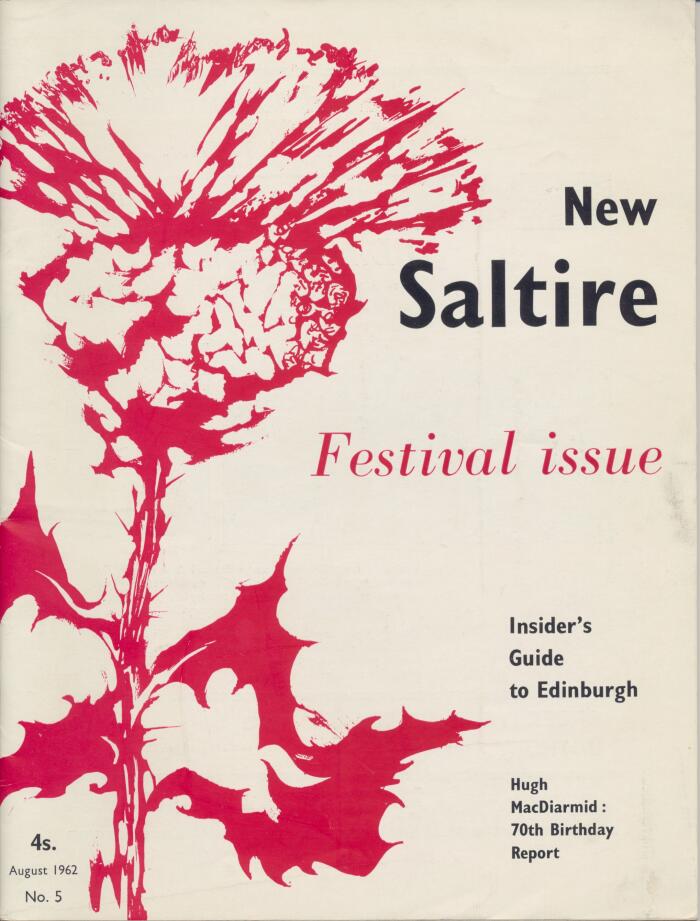 New Saltire No. 5: August 1962