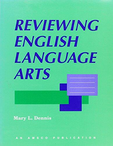 Reviewing English Language Arts