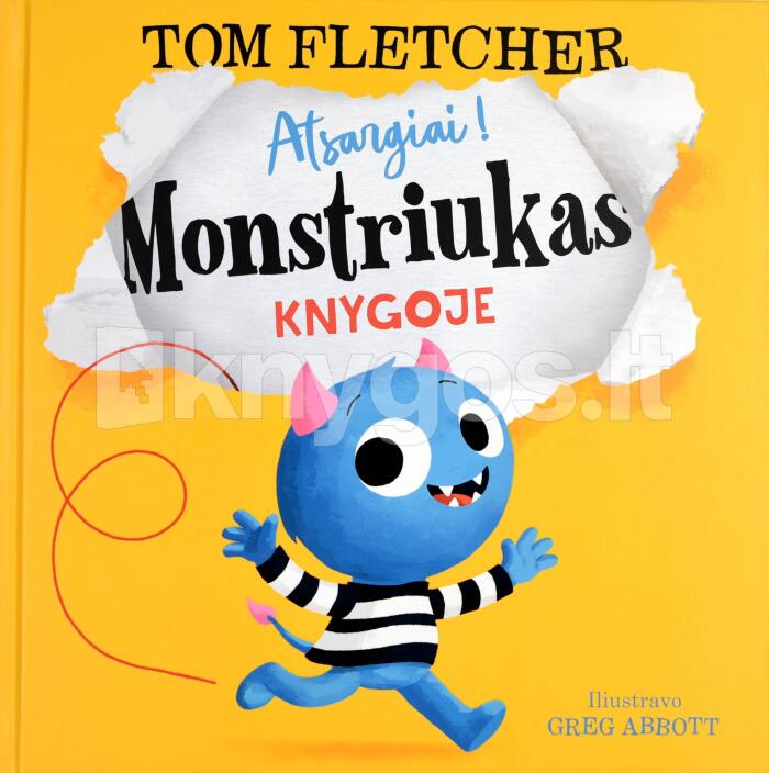 Atsargiai! Monstriukas knygoje